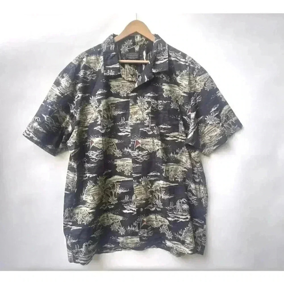 Pendleton Men's Tropical Button Down Shirt Sz XL - Picture 5 of 9